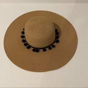 Oversized Woven Straw Hat